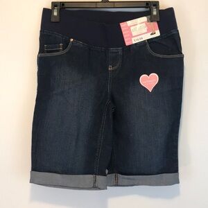 Great Expectations Maternity Denim Shorts Size SX